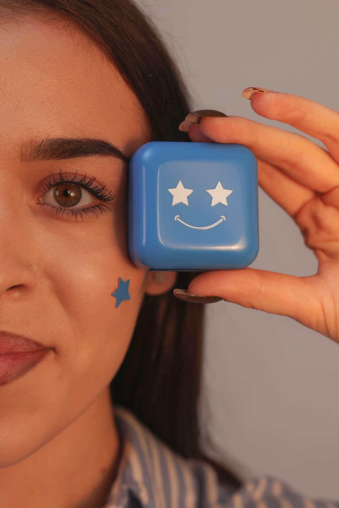 acne patch on face before event